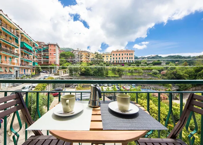Casaviva - Quiet Trilo In With Ac Lägenhet Camogli